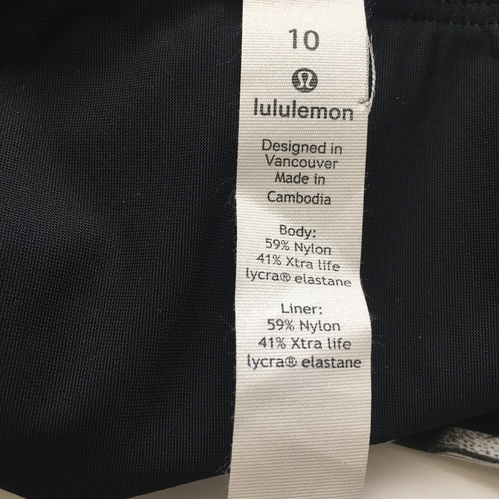 NWT $68 Lululemon Deep Sea High Waist Bikini Bottom Nocturnal Floral - Picture 8 of 8